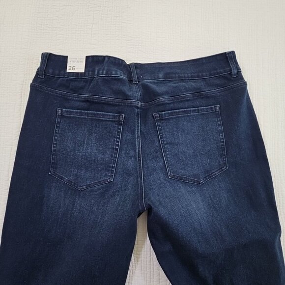 Lane Bryant Mid Rise Flare Stretch Blue Jeans Women's Plus Size 26 NWT MSRP $89 - Picture 10 of 16